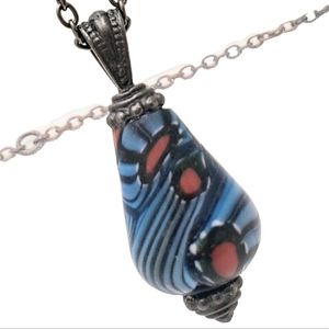 Blue Milliforie pendant (No chain)